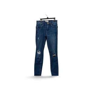 FRAME Le High Skinny Jeans in Clyde Distressed High Rise Denim Size 26